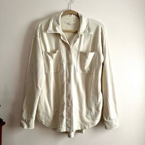 Thread + Supply • Cream Jersey Oversized‎ Shacket
